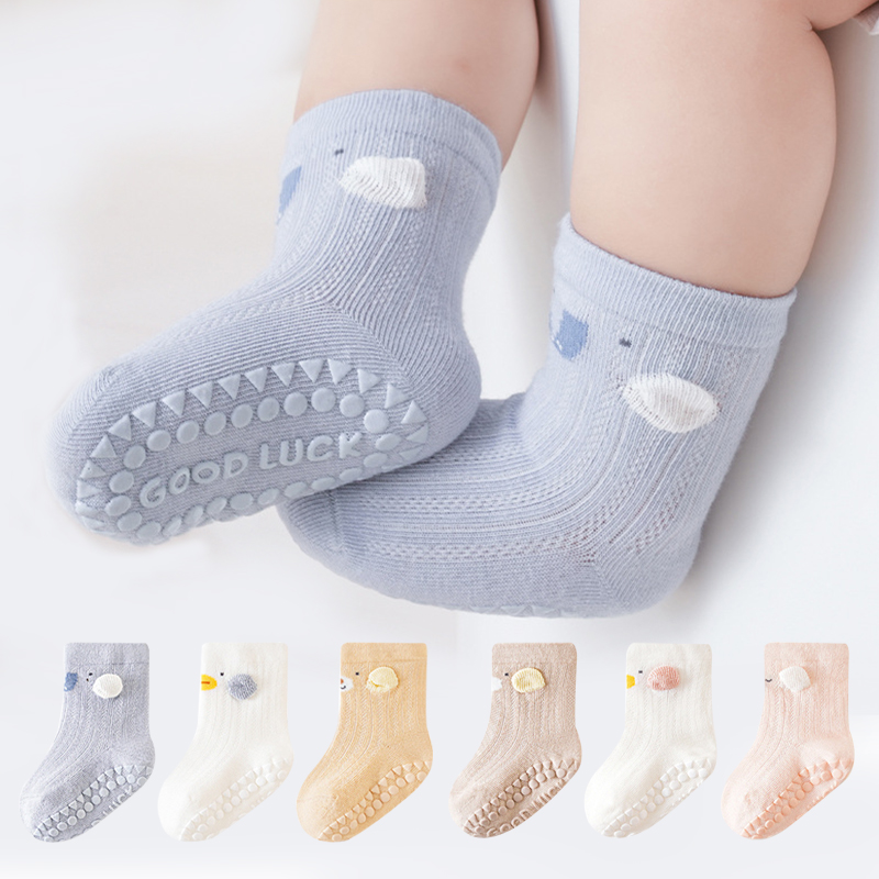 Unisex Baby Socks Non Slip - 3 paires de chaussettes de sol