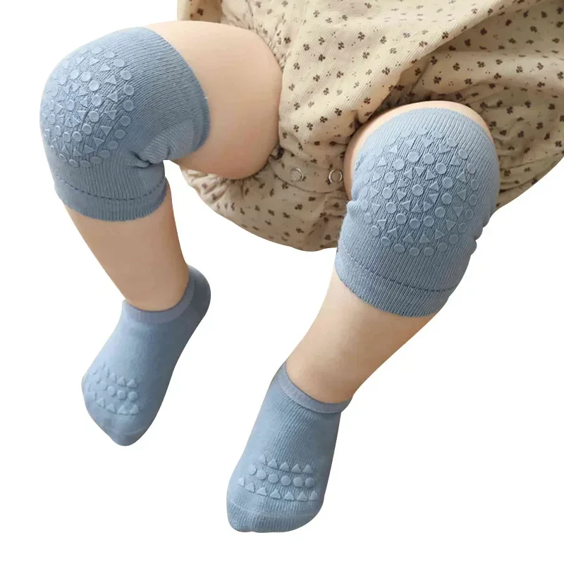 Unisex Baby Socks Non Slip - Ensemble de chaussettes et genouillères antidérapantes