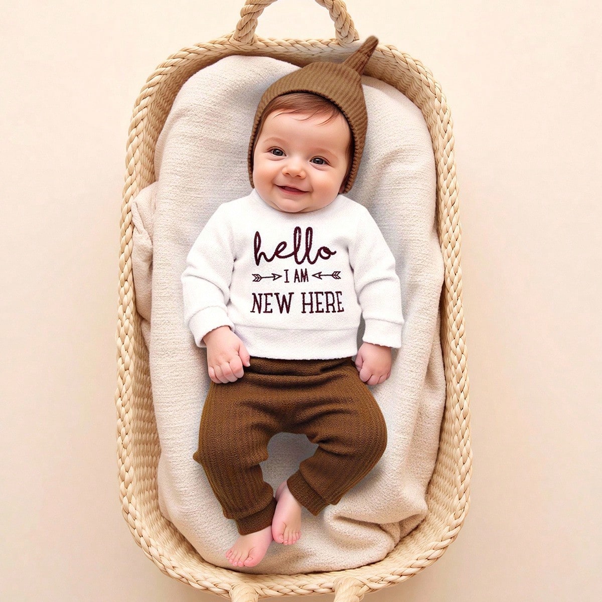 Infant Photography Props Outfit - Lot de 2 combinaisons pour nouveau-né