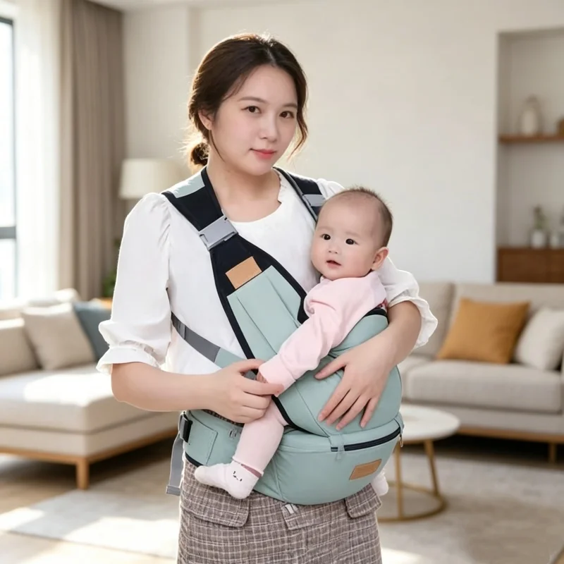 Ergonomic Baby Carrier Newborn To Toddler - Porte-bébé ergonomique multifonctionnel, porte-bébé réglable pour