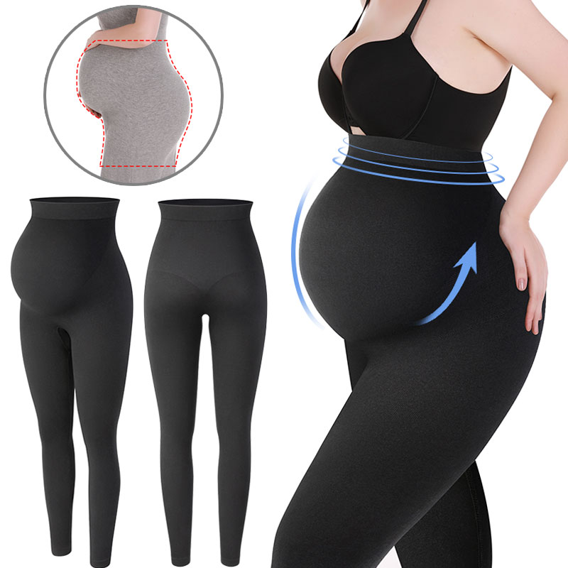 Maternity Wear - Leggings de maternité taille haute pour