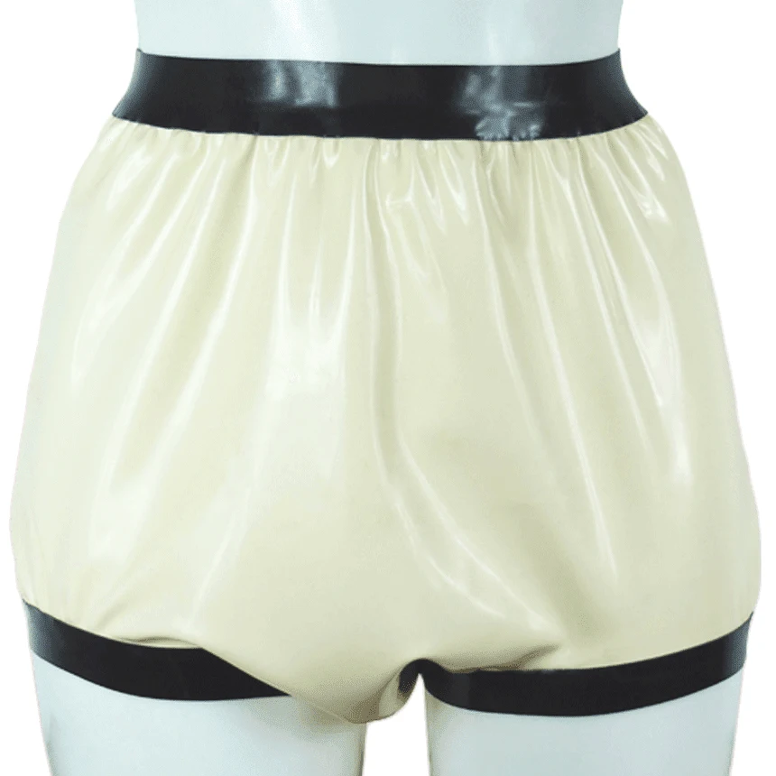 Diapering - Couche-culotte en Latex Transparent et noir,