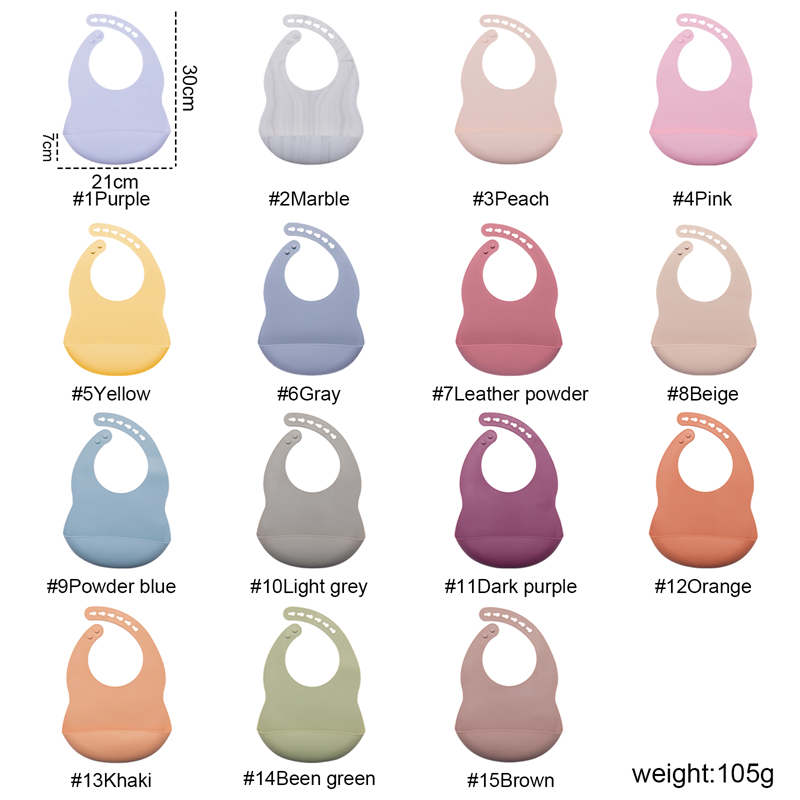 Bavoir en Silicone pour bébé d - Waterproof Baby Bibs Silicone avis et prix