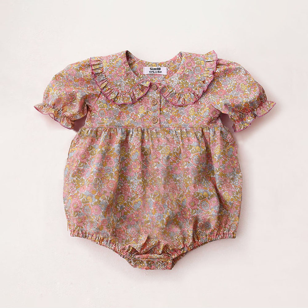 Vêtements d'été pour nouveau-n - Newborn Baby Girl Romper Floral avis et prix