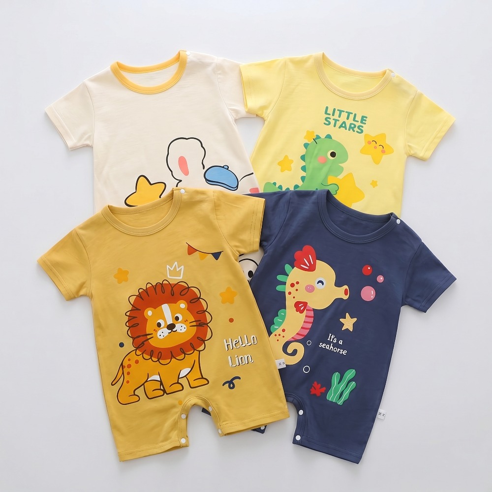 Combinaison d'été imprimée en  - Baby Summer Linen Sleeveless Jumpsuit avis et prix