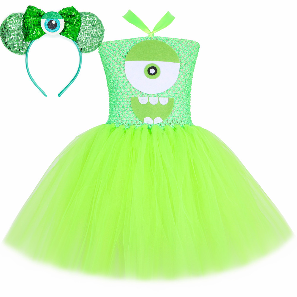 Costume de Mike Wazowski des M - Toddler Girl Tulle Party Dress avis et prix