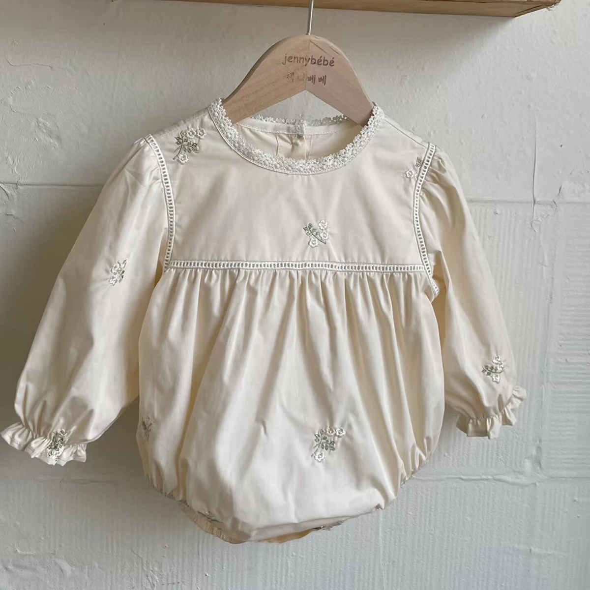 Barboteuse florale brodée pour - Newborn Baby Girl Romper Floral avis et prix