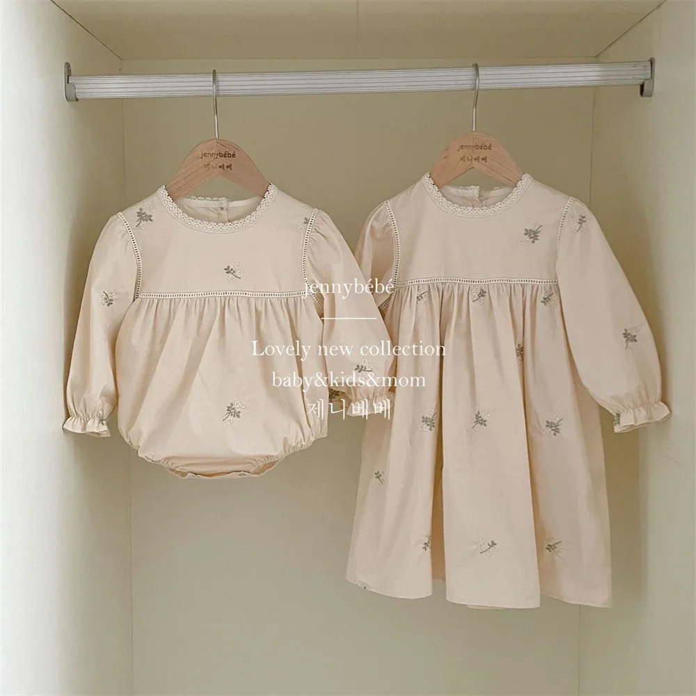 Barboteuse florale brodée pour - Newborn Baby Girl Romper Floral avis et prix