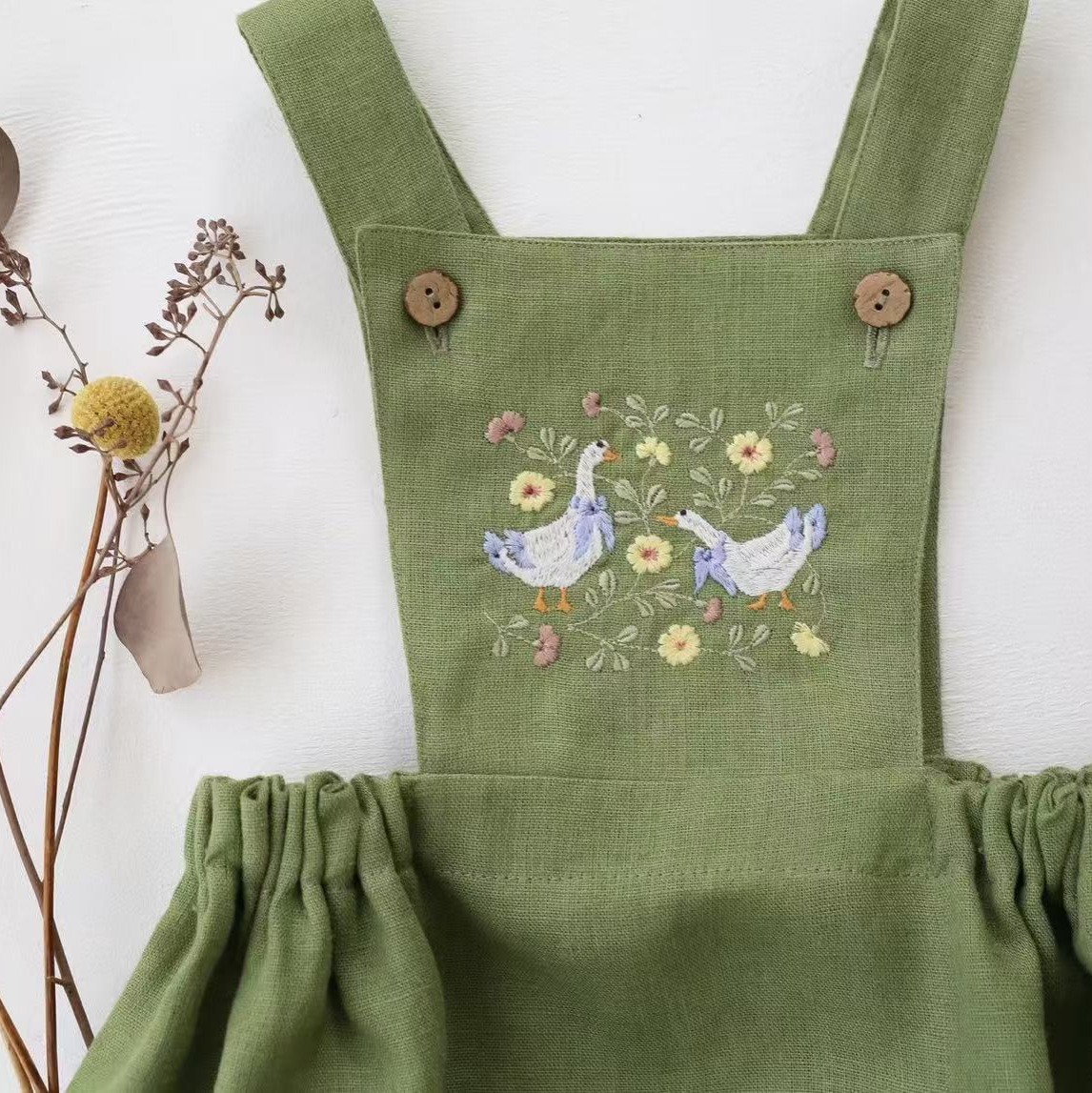 Nouvelle combinaison d'été 202 - Baby Summer Linen Sleeveless Jumpsuit avis et prix