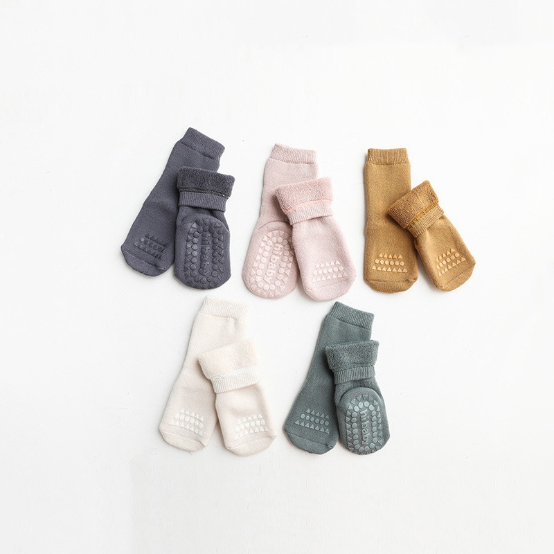 Chaussettes de sol épaisses po - Unisex Baby Socks Non Slip avis et prix