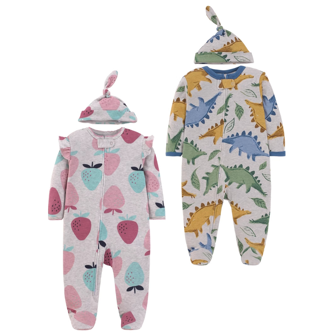 Pyjama grenouillère en pur cot - Cotton Baby Onesies Zipper avis et prix