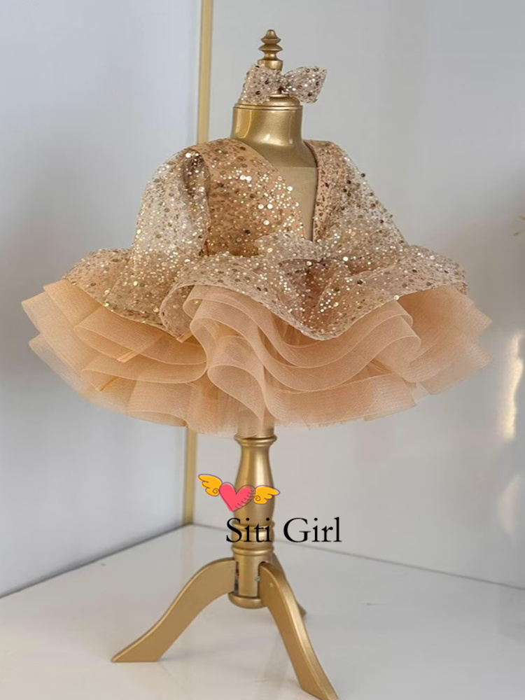 Robe princesse rose pour bébé  - Toddler Girl Tulle Party Dress avis et prix