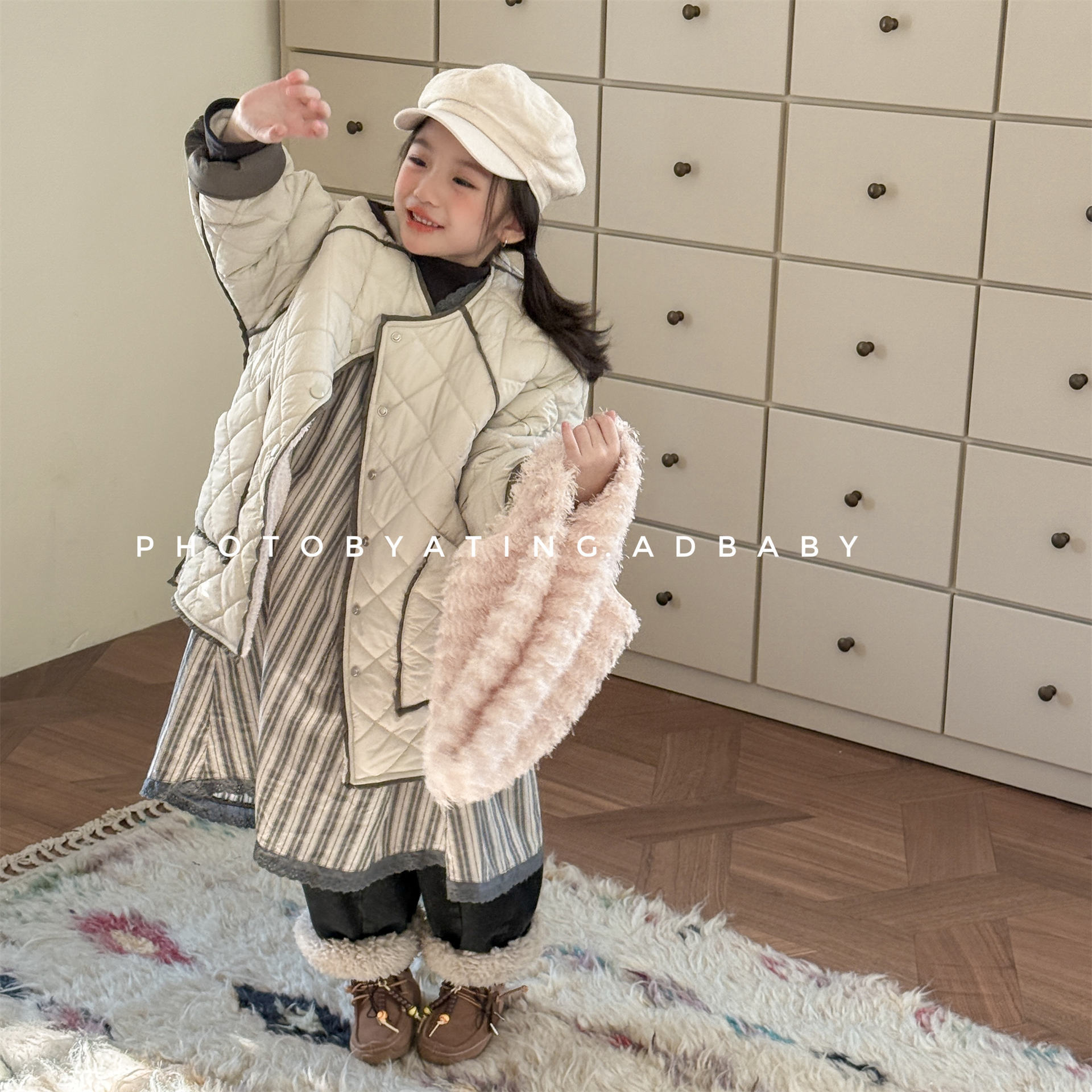 Parka d'hiver en coton rembour - Toddler Boy Winter Fleece Jacket avis et prix
