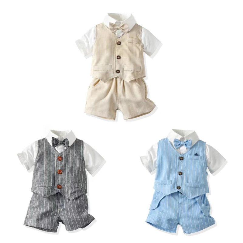 Tenue de Gentleman Britannique - Baby Boy Suit Set Baptism avis et prix