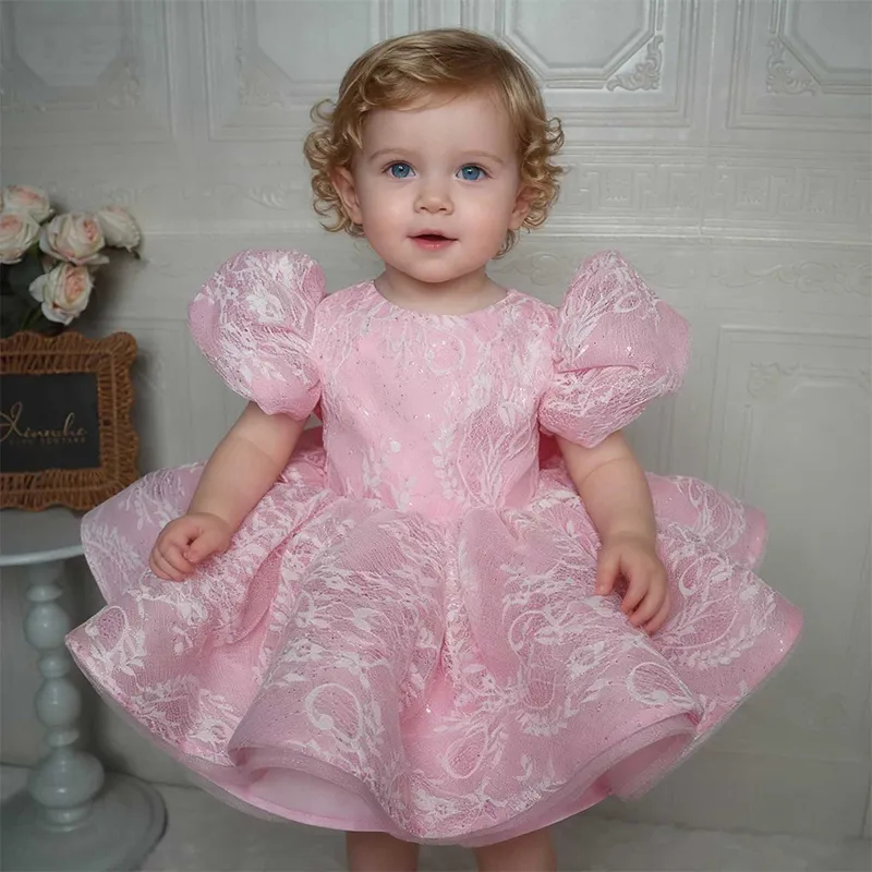 Robe élégante rose à paillette - Toddler Girl Tulle Party Dress avis et prix