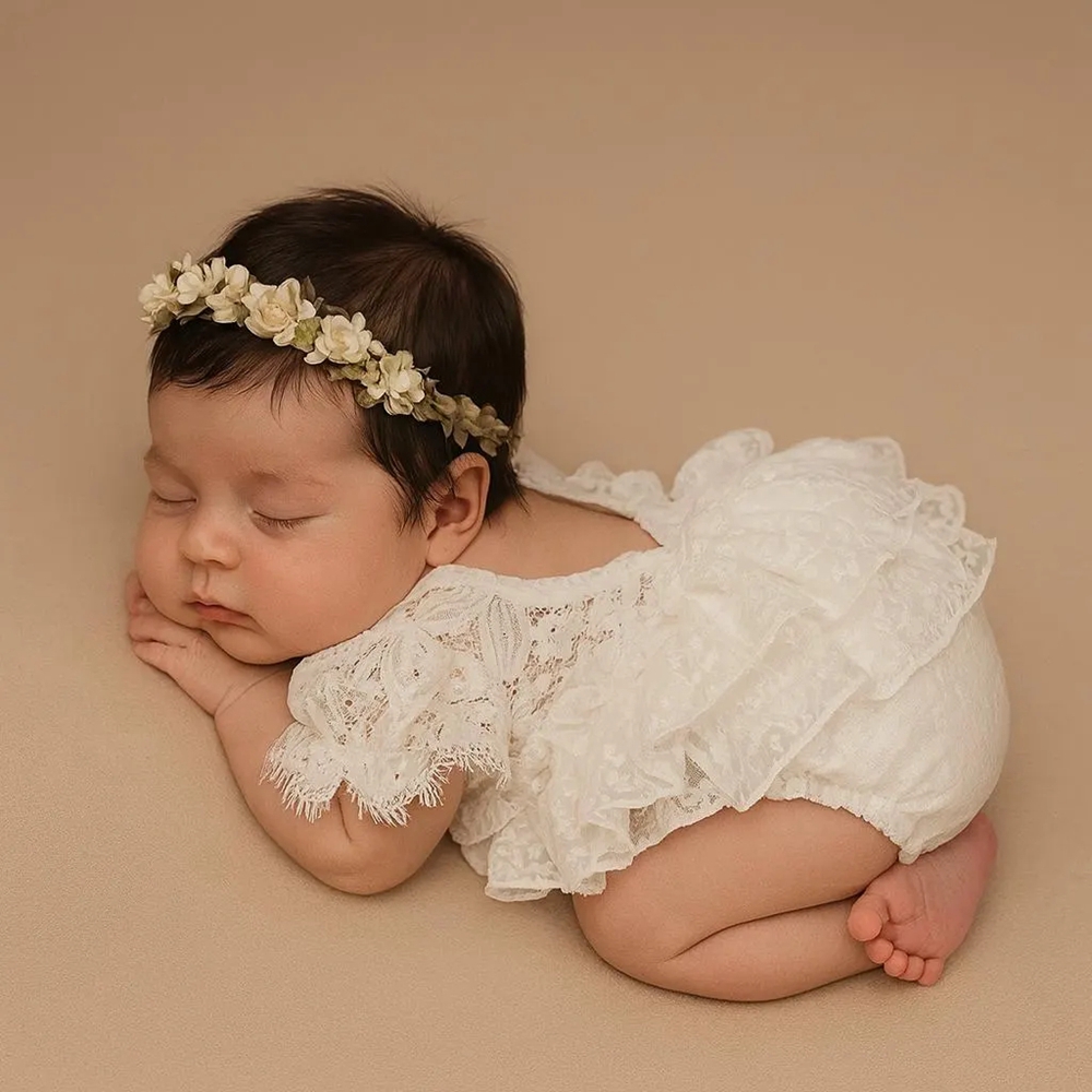 Tenue de photographie pour nou - Newborn Baby Girl Romper Floral avis et prix