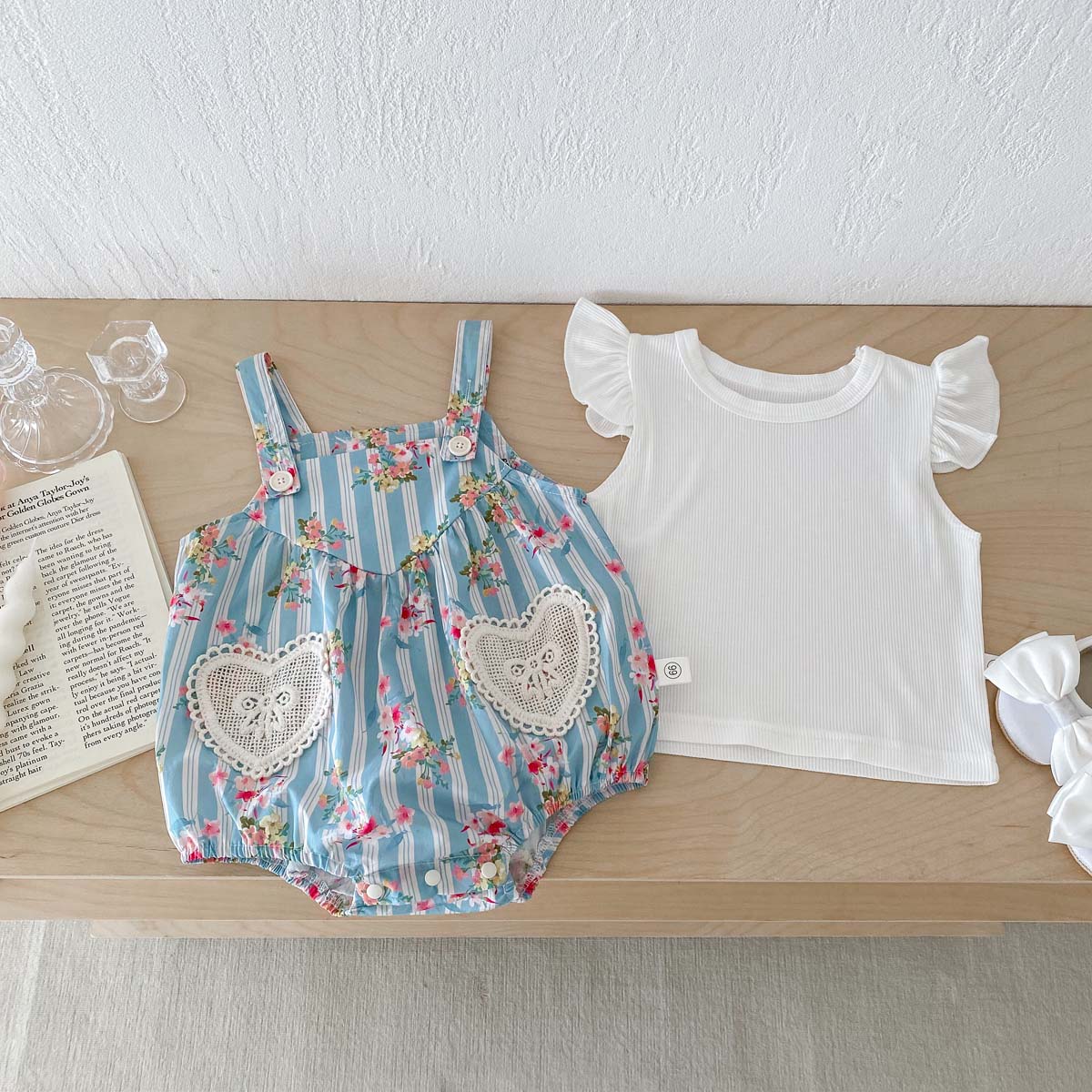 Vêtements pour nouveau-nés fil - Newborn Baby Girl Romper Floral avis et prix