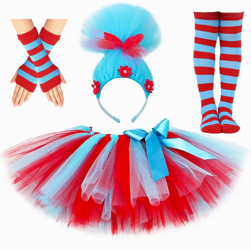 Costumes pour enfants Thing 1  - Toddler Girl Tulle Party Dress avis et prix