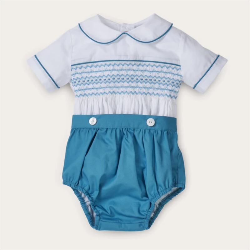 Tenue vintage bleue pour bébé  - Baby Boy Suit Set Baptism avis et prix