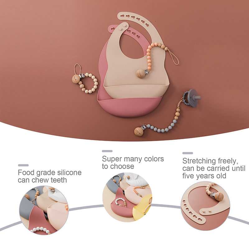 Bavoirs pour bébé en silicone  - Waterproof Baby Bibs Silicone avis et prix