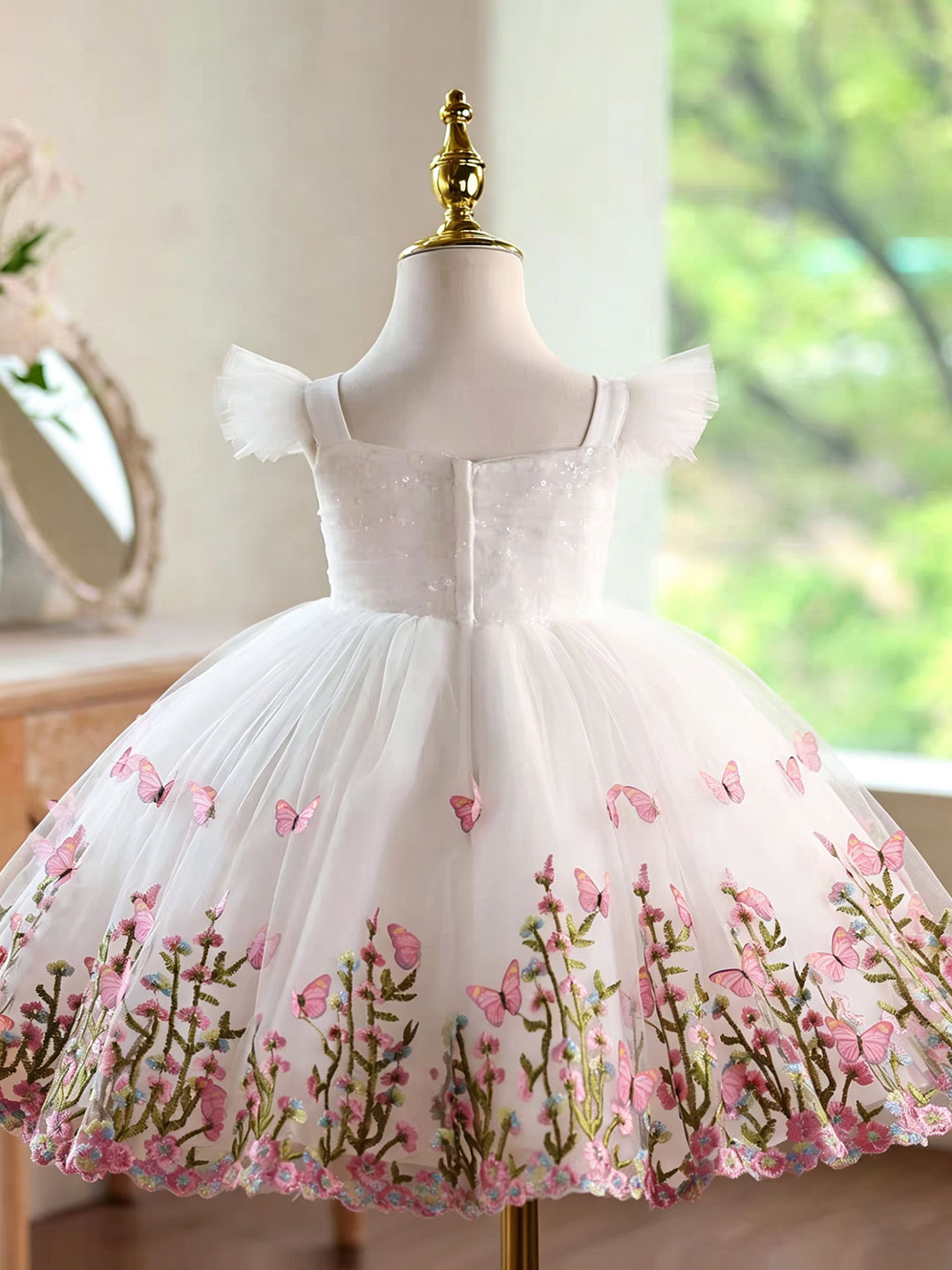 Robe de demoiselle d'honneur J - Toddler Girl Tulle Party Dress avis et prix