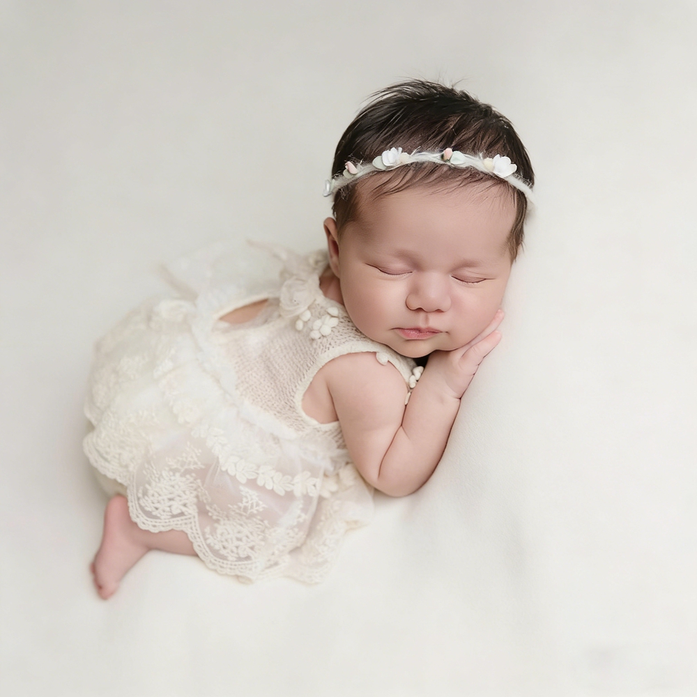 Tenues pour photos de bébé, ac - Newborn Baby Girl Romper Floral avis et prix