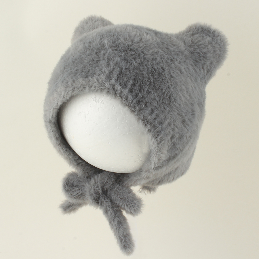 Mignon dessin animé bébé trico - Infant Beanie Hat With Ears avis et prix