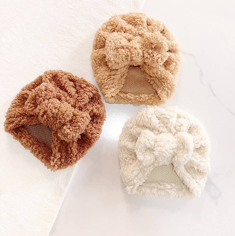 Mignon nouveau-né bébé noeud T - Infant Beanie Hat With Ears avis et prix