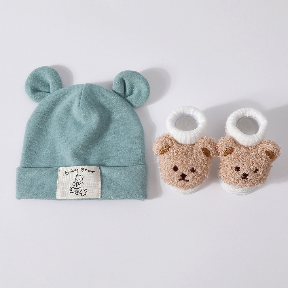 Ensemble de chaussettes et cha - Infant Beanie Hat With Ears avis et prix
