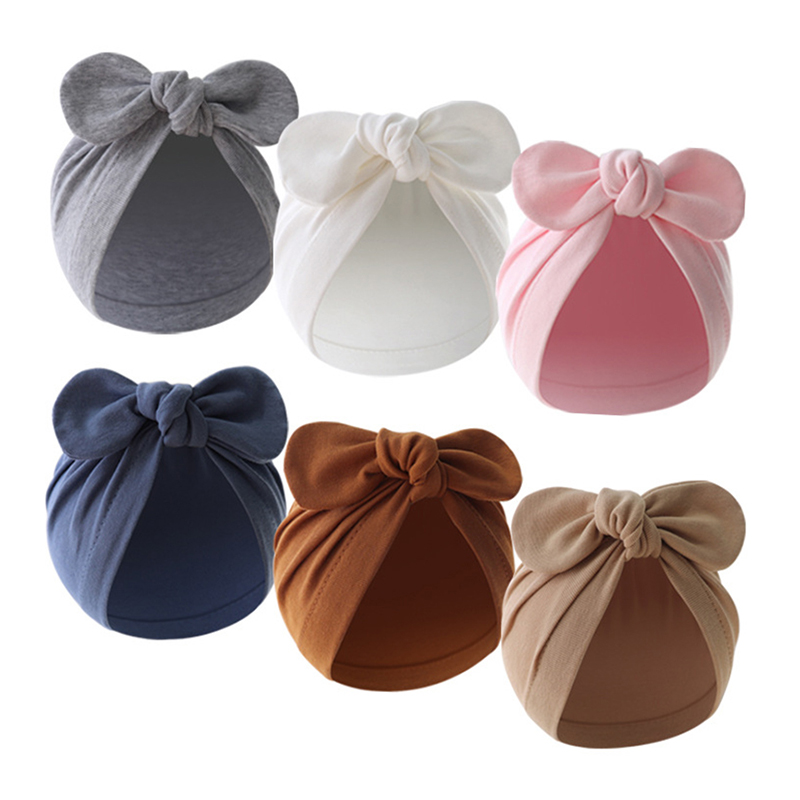 Bonnet turban en coton doux av - Infant Beanie Hat With Ears avis et prix
