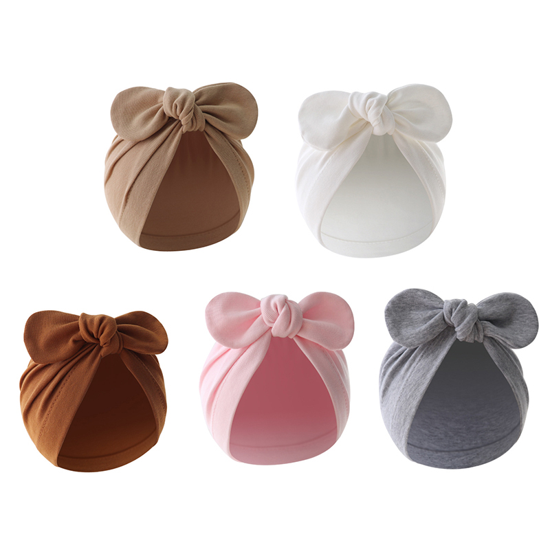 Bonnet turban en coton doux av - Infant Beanie Hat With Ears avis et prix